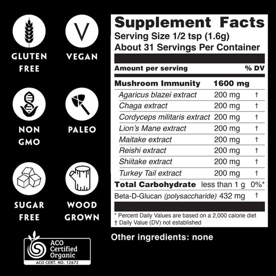 Mushroom Immunity 8 Extract Blend
